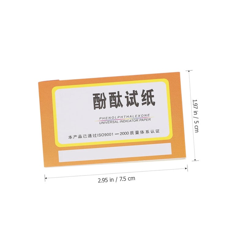 400 Sheets Phenolphthalein Test Paper Acid Base Indicator Strips for Chemistry Experiments - Image 2